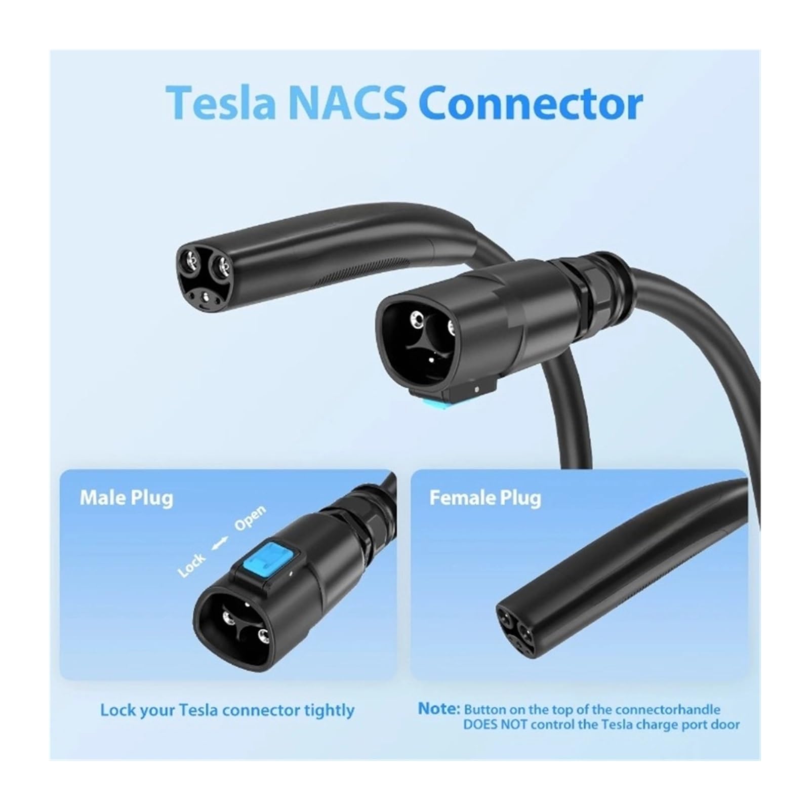 Amazon | Tesla Model Y 3 充電延長ケーブル 50A 12Kw 21/40フィート